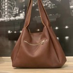 Сумка Женская Кожаная DIVITEI 1123 На плечо L.BROWN floater Коричневый