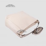 Сумка Женская EMANUELA FERRETTI 85511 Кожаная Средняя BEJ floater Белый/Бежевый