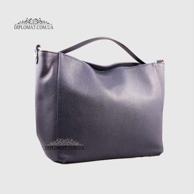 Сумка Женская EMANUELA FERRETTI 85511 Кожаная СредняяD.BLUE  floater