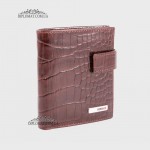 Визитницы кожаные для дисконтных карт KARYA 0470  57 Темно Коричневый