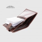 Визитницы кожаные для дисконтных карт KARYA 0470  57 Темно Коричневый