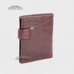 Визитницы кожаные для дисконтных карт KARYA 0470  57 Темно Коричневый