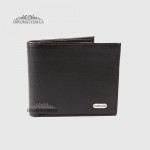 Кошелек мужской CANPELLINI 516 Кожаный На 8 карт и С отделением для мелочи на кнопке 127 BLACK ARSEL Черный  Черный