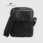 Сумка мужская TERGAN 21448 Кожаная Ремень Через плечо Небольшого размера SIYAH BRIC Черный
