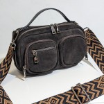 Сумка Женская Кожаная VALIENTE 1244  SUEDE Brown Замш Коричневый  
