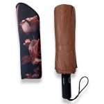 Зонт женский автомат MARIO MR-066 Caramel Розы