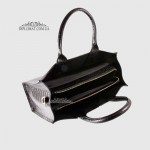 Сумка Женская BELLINI модель MONTECRISTO TOTE Элегантная и Роскошная из натур.  кожи класса Premium  BLACK croco Черный