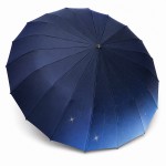 Зонт женский автомат MARIO MR-961-6 Blue Galaxy 16 спиц Сатин Синий