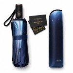 Зонт женский автомат MARIO MR-961-6 Blue Galaxy 16 спиц Сатин Синий