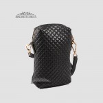 Сумка Женская VALIENTE 1125 Кожаная Маленькая Ремень через плечо SHANTAL Black Sauvage Black Черный