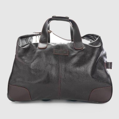 Сумка дорожная TONY BELLUCCI T-5121 кожаная на колесиках 886 BROWN Коричневый