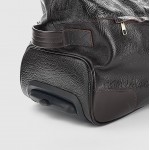 Сумка дорожная TONY BELLUCCI T-5121 кожаная на колесиках  886 BROWN Коричневый 