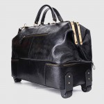 Сумка дорожная TONY BELLUCCI T-5251 кожаная на 4 колесах 893 BLACK 