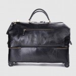 Сумка дорожная TONY BELLUCCI T-5251 кожаная на 4 колесах 893 BLACK 