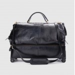Сумка дорожная TONY BELLUCCI T-5251 кожаная на 4 колесах 893 BLACK 