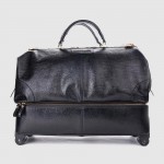 Сумка дорожная TONY BELLUCCI T-5251 кожаная на 4 колесах 893 BLACK 
