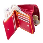 Кошелек женский маленький VISCONTI RB53 c RFID  Red/Multi 