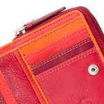 Кошелек женский маленький VISCONTI RB53 c RFID  Red/Multi 