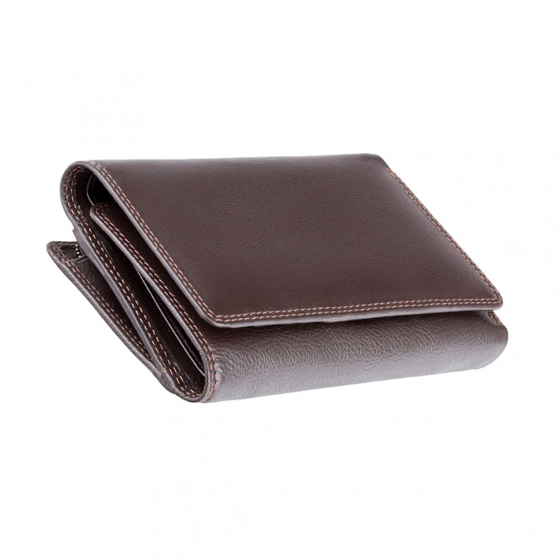 Кошелек женский кожаный VISCONTI HT32 Picadilly c RFID  Chocolate 