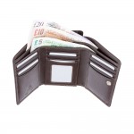 Кошелек женский кожаный VISCONTI HT32 Picadilly c RFID  Chocolate 