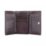 Кошелек женский кожаный VISCONTI HT32 Picadilly c RFID  Chocolate 