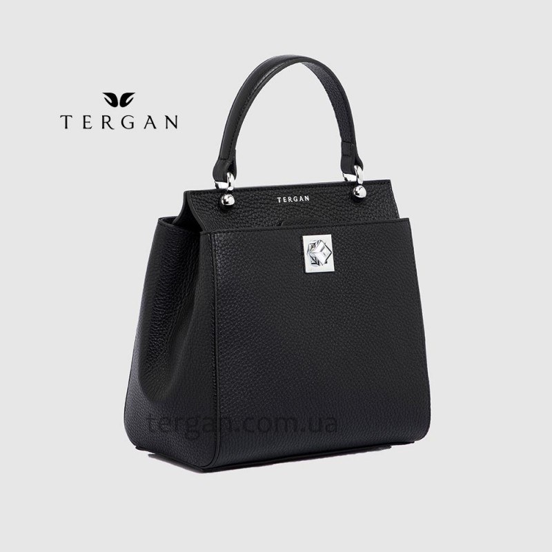 Сумка Женская Кожаная TERGAN 79481  SIYAH FLOATER Черный