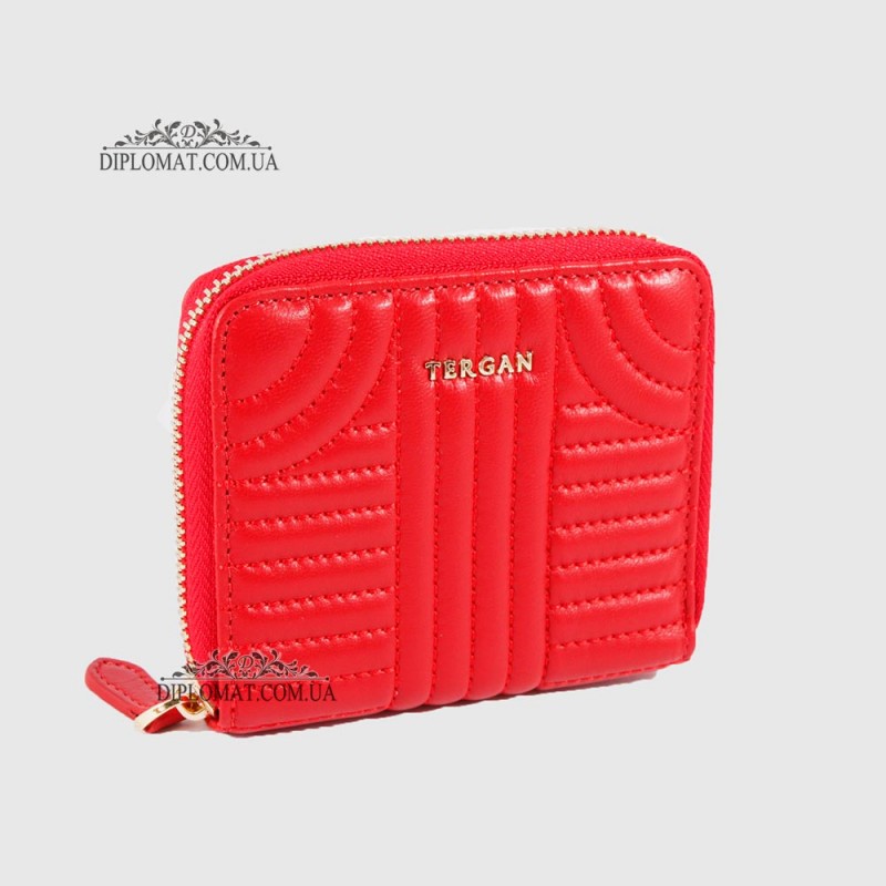 Кошелек женский на молнии TERGAN 5801  KIRMIZI METIS Красный/Розовый