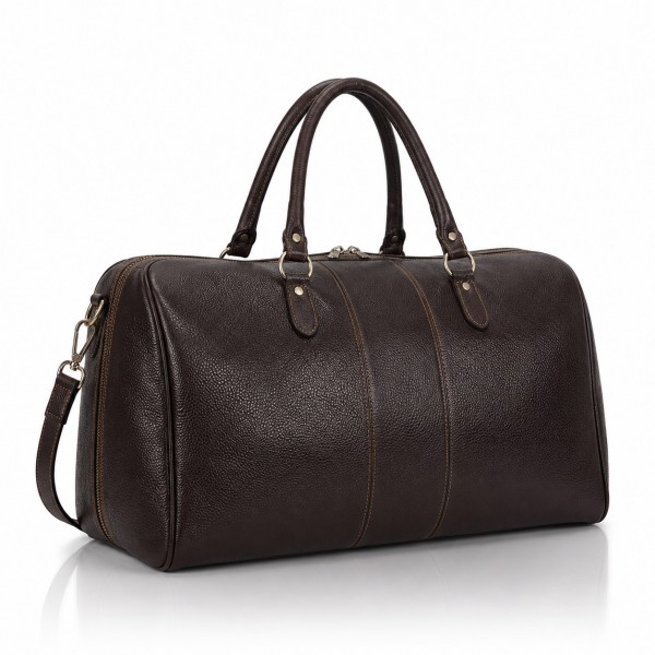Сумка-саквояж дорожная кожаная VIRGINIA CONTI 01289_F  FLOATER BROWN
