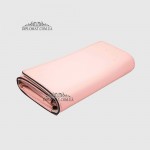 Классический Женский Кошелек EMANUELA FERRETTI 0022 На кнопке Под прямую купюру Кожа внутри/снаружи  NUDE FLOATER Пудра