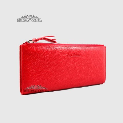 Кошелек-Клатч женский TONY BELLUCCI T-860 С двумя отделениями на молнии282 RED Красный