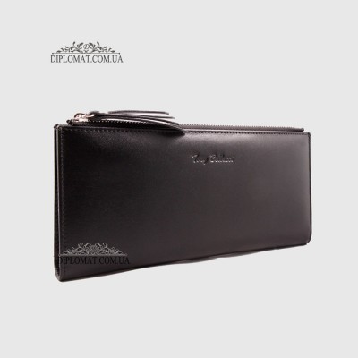 Кошелек-Клатч женский TONY BELLUCCI T-860 С двумя отделениями на молнии1 BLACK Черный