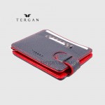 Зажим для денег TERGAN 1637 На 10 отделений под кредитные карточки  LACIVERT FLOATER/KIRMIZI FLOATER 