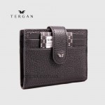 Картхолдер TERGAN 1617 под визитные и кредитные карточки на 10 отделений SIYAH LATIGO Черный Черный