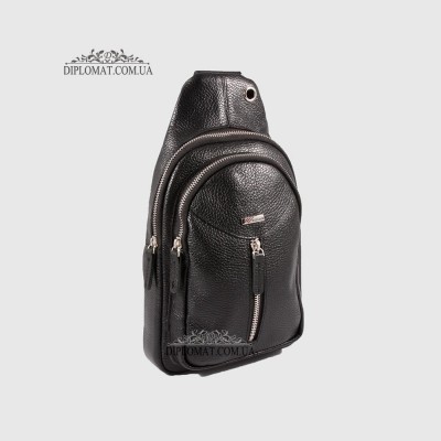 Сумка-Рюкзак на одно плечо REFORM 1968 Sling Bananka с двумя отделениями на молнии45 Black