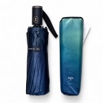 Зонт женский автомат Tri Slona TSL-9191 MARINE BLUE, Темно-синий