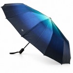 Зонт женский автомат Tri Slona TSL-9191 MARINE BLUE, Темно-синий