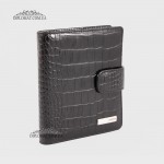 Визитницы кожаные для дисконтных карт KARYA 009  53 Черная