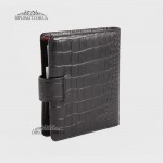 Визитницы кожаные для дисконтных карт KARYA 009  53 Черная