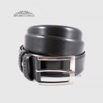 Ремень Для Брюк RINO 6711144875877 Кожаный Черный STD трендовый  цвет