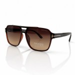 Солнцезащитные очки мужские POLARIZED TF-P00542  C2 Коричневые с градиентом