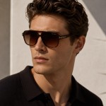 Солнцезащитные очки мужские POLARIZED TF-P00542  C2 Коричневые с градиентом