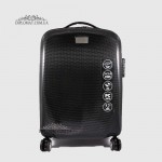 Чемодан Маленький Ручная кладь WITTCHEN 56-3P-571 Серия Ultra Light Пластик Поликарарбонат  Polikarbonat 10 Black Черный Черный