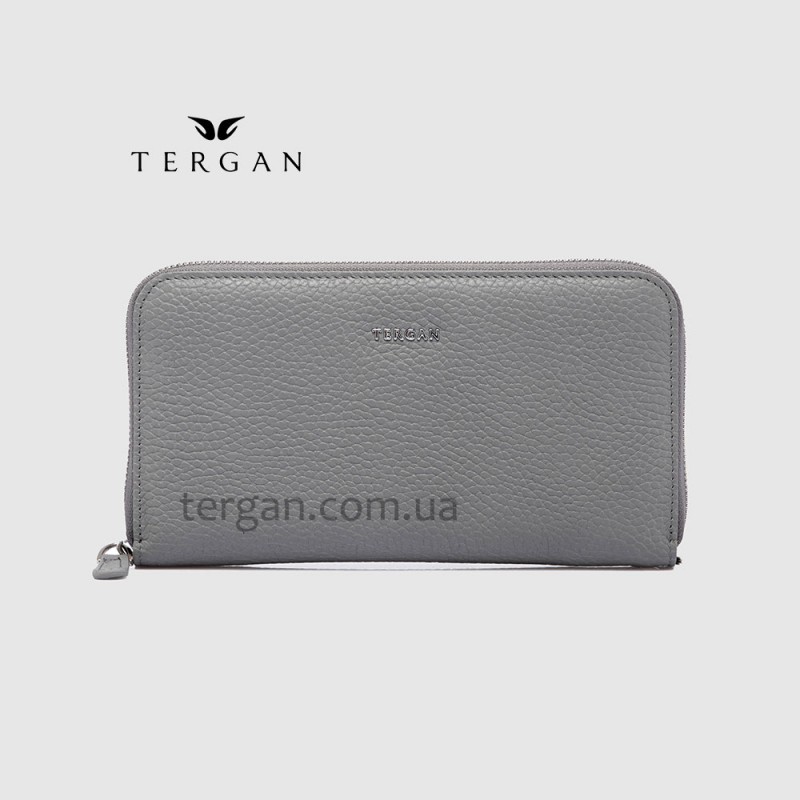 Кошелек Клатч TERGAN 5734 на молнии кожаный  GRI FLOATER 