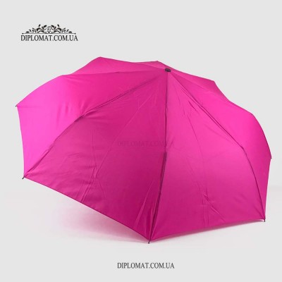 Зонт Полуавтомат Lucky Elephants OD-P733 (P33) Ручка прорезиненная прямая Купол полиестер Polyester PINK