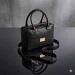 Сумка Женская Кожаная VALIENTE 1303  SAUBAGE black Shantal черный 