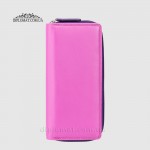 Кошелек женский кожаный VISCONTI RB55 Honolulu c RFID  Berry Multi  Розовый