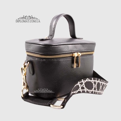Косметичка-Нессесер женская GIADA PELLE 6721 КожанаяBLACK floater