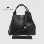Сумка Женская Кожаная TERGAN 79493  SIYAH FLOATER Черный