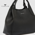 Сумка Женская Кожаная TERGAN 79493  SIYAH FLOATER Черный