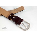 Ремень Для Брюк кожаный TERGAN 3937  KAHVE RUSTIC Коричневый